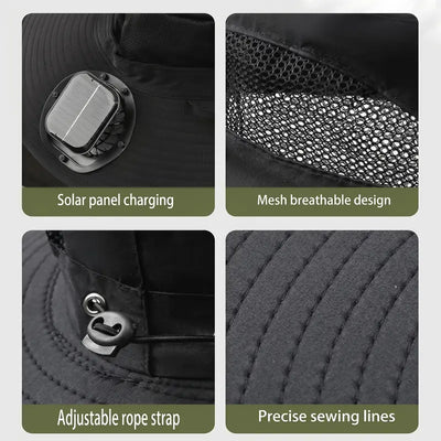 Flexmate Pro - Triple Solar-Fan Cooling Hat (Sales 2)