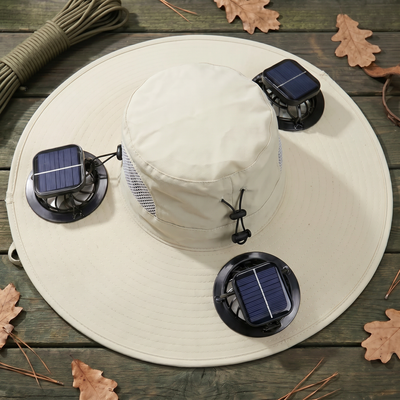 Flexmate Pro - Triple Solar-Fan Cooling Hat