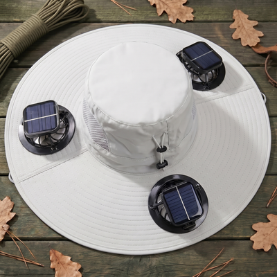 Flexmate Pro - Triple Solar-Fan Cooling Hat